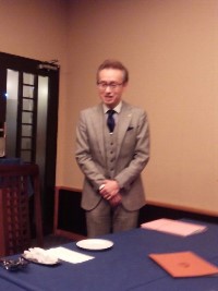 懇親会 田島 修 代表世話人挨拶